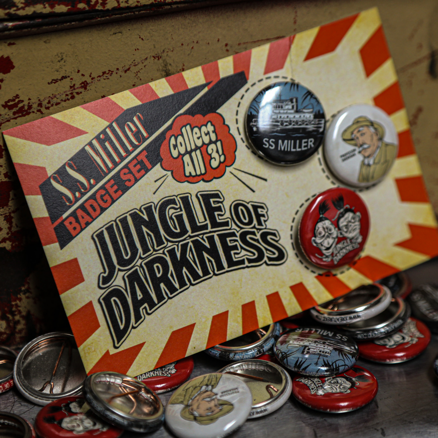 Jungle of Darkness Pin Set