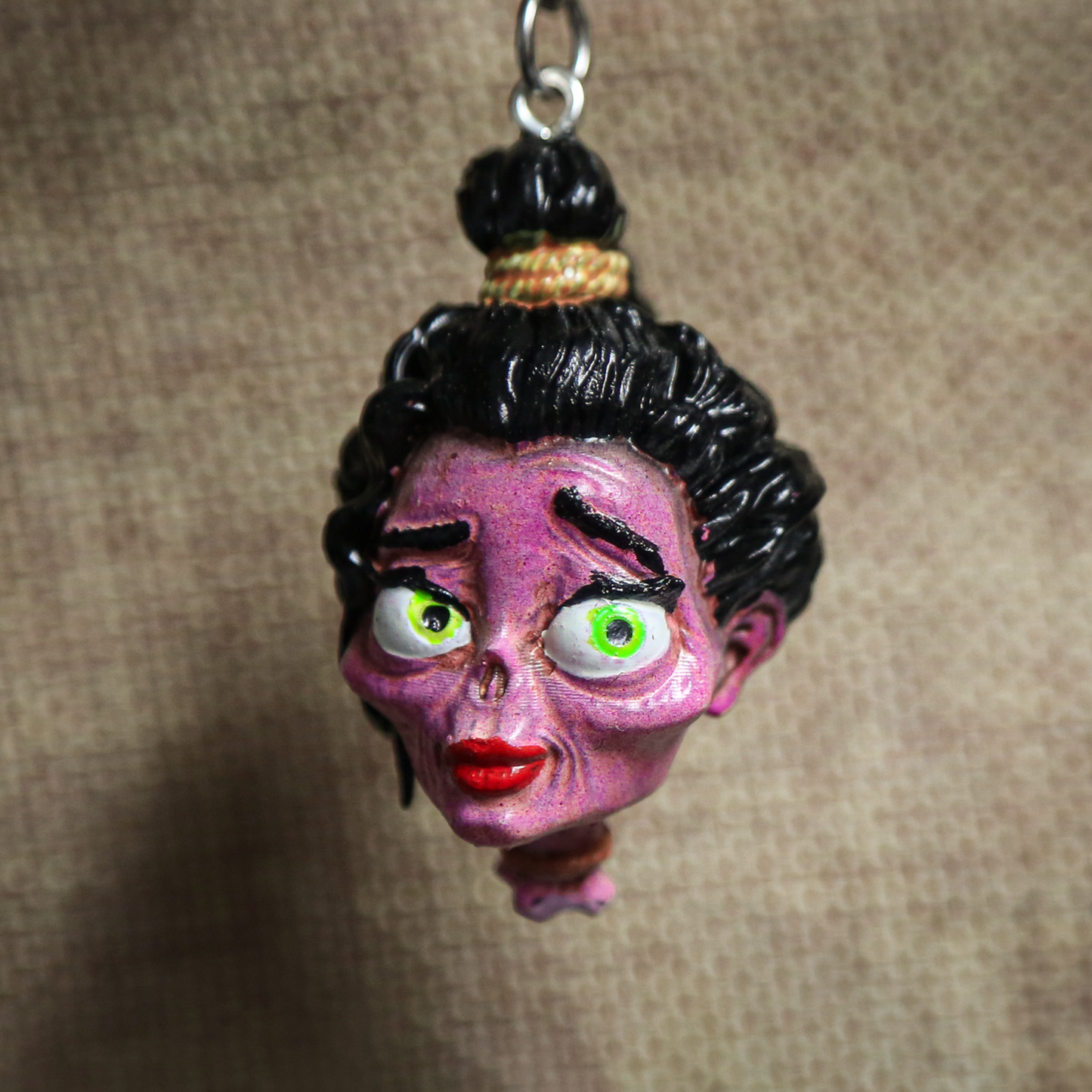 Shrunken Head Keychains